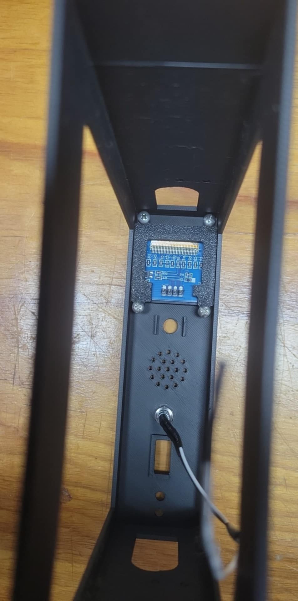 Half Height Vertical Gotek Sled with OLED/LED and speaker hole