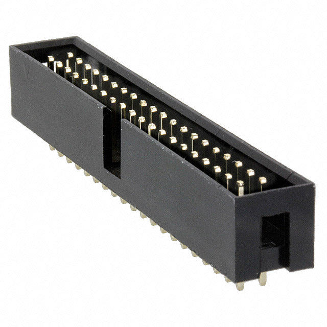 40-Pin 2x20 2.54mm IDC Shrouded Box Header Male Dip Solder