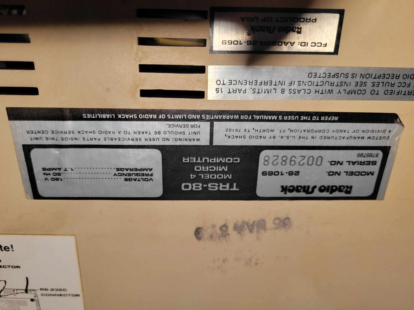 COMPLETELY REFURBISHED - TRS-80 Model 4 - MDL4