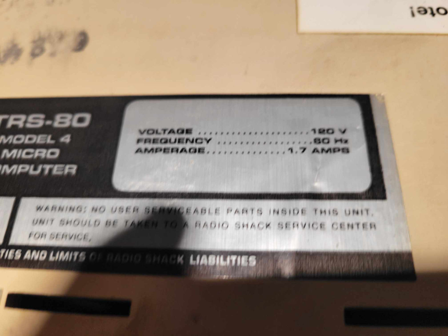 COMPLETELY REFURBISHED - TRS-80 Model 4 - MDL4