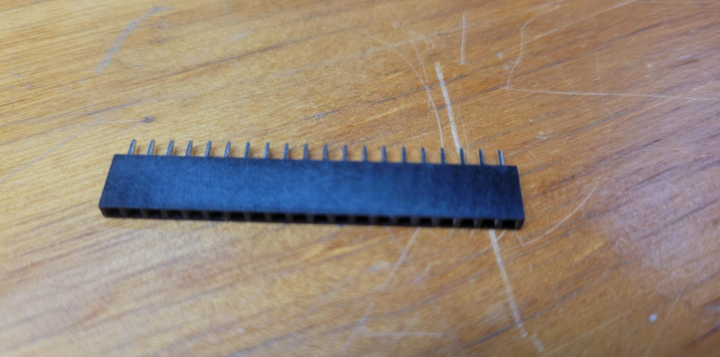 20-Pin (1x20) Female 1mm Pitch Socket