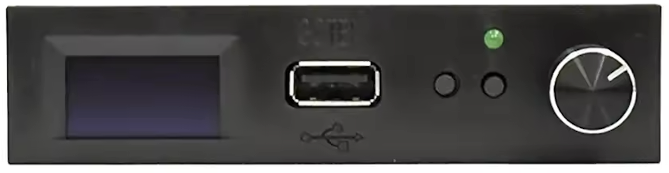 Gotek Floppy Drive Emulator / Rotary Encoder OLED Flash Floppy Drive, Black