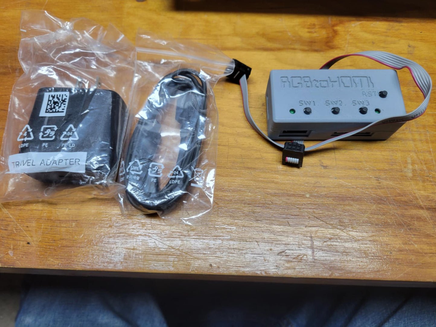 RGBtoHDMI with Raspberry Pi , Analog Converter and 3D case