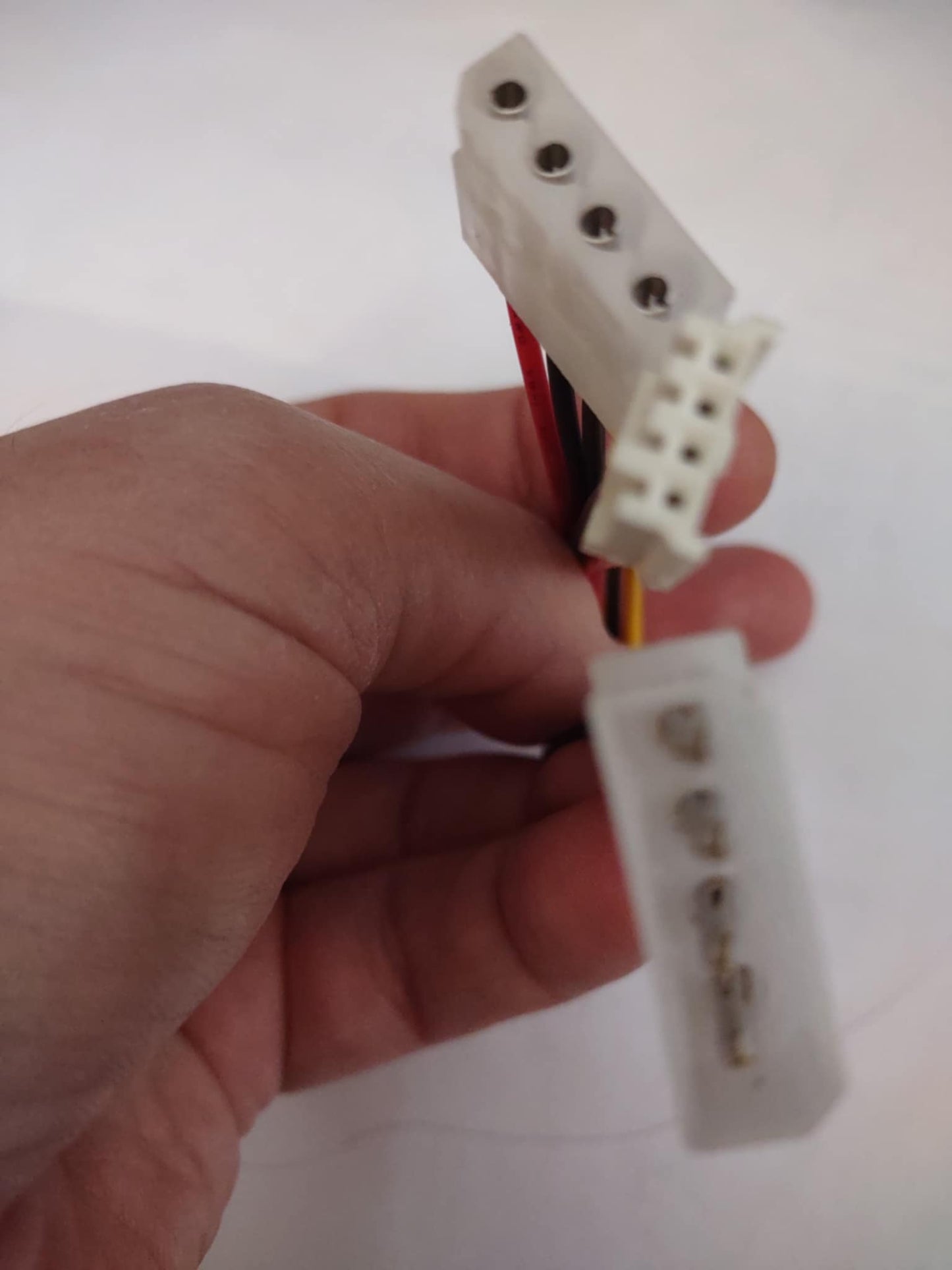 4Pin Male Molex to 4Pin Female Molex + 4 pin floppy Y Splitter