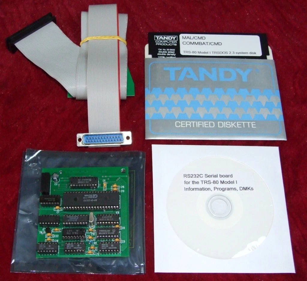 RS232C Serial board kit for the Tandy Radio Shack TRS-80 Model I