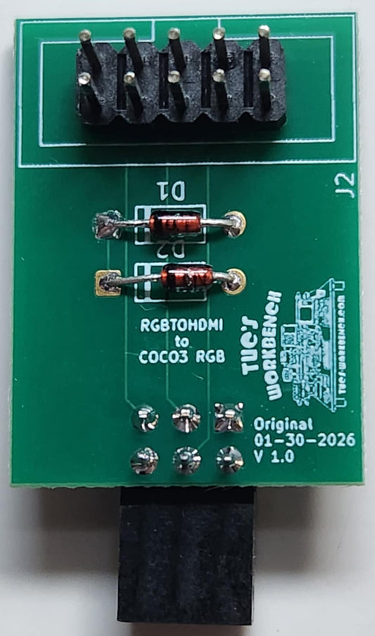RGBTOHDMI Analog to TRS-80 Color Computer 3 RGB