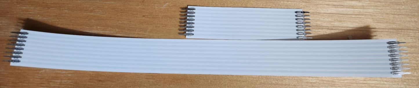 8 pin FFC, 2.54mm pitch, pin termination