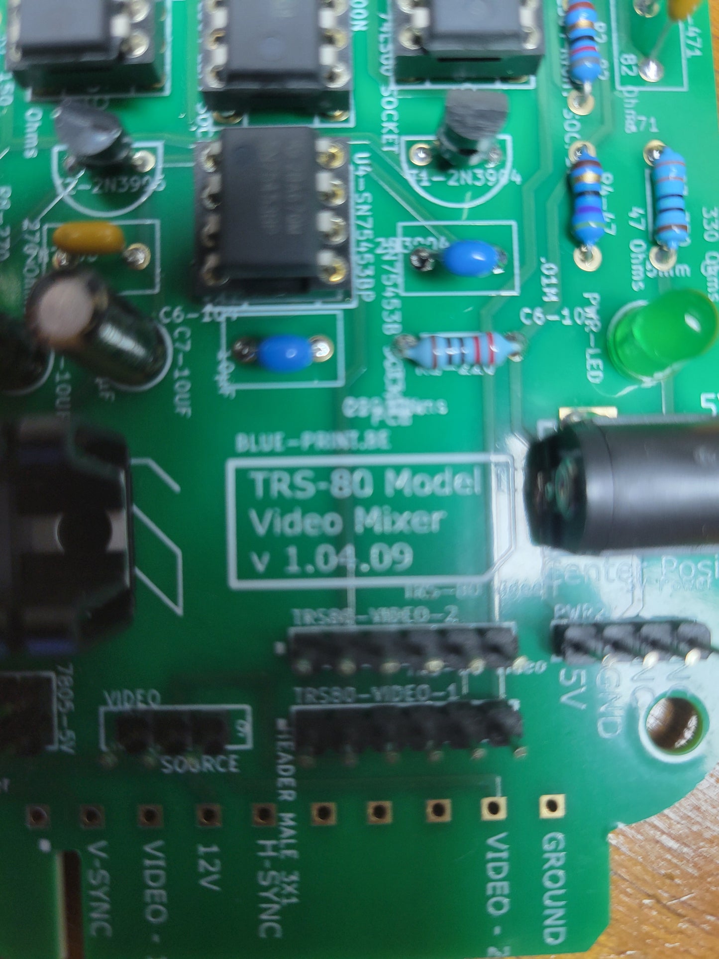 BLUE-PRINT TRS-80 Composite Video Board