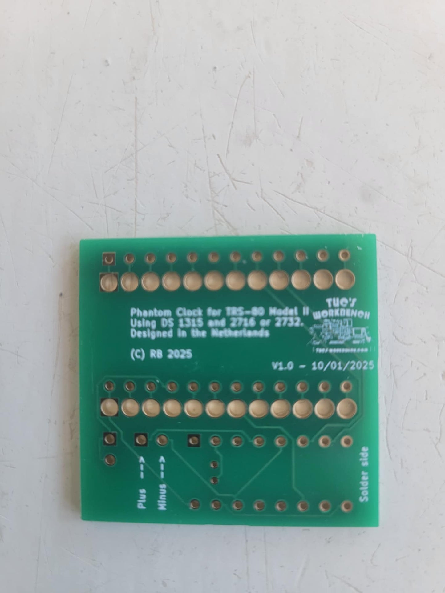 Ruud Broers Phantom Clock for 24 Pin BIOS chips