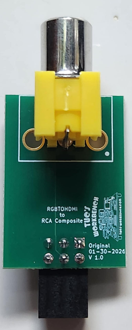 RGBTOHDMI Analog to RCA (Composite)