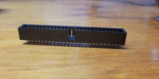 50-Pin (2x25) Male Header Shroud - Solder