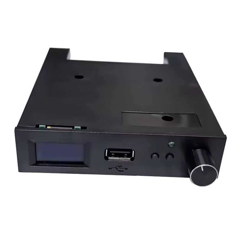 Gotek Floppy Drive Emulator / Rotary Encoder OLED Flash Floppy Drive, Black
