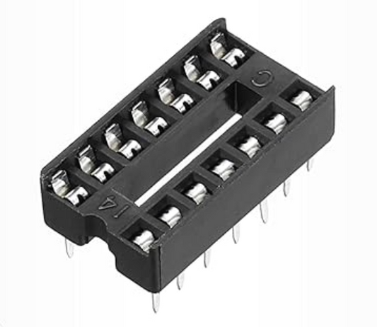 14-Pin (2x7) leaf IC Socket
