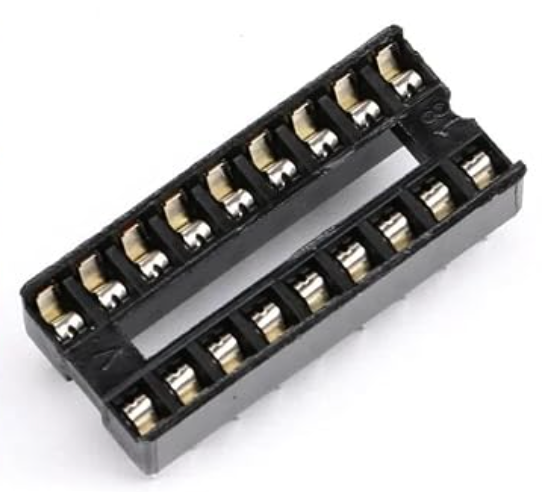 18-Pin (2x9) leaf IC socket