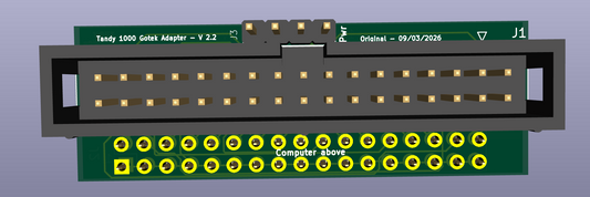 Tandy 1000 HX Internal Gotek Adapter