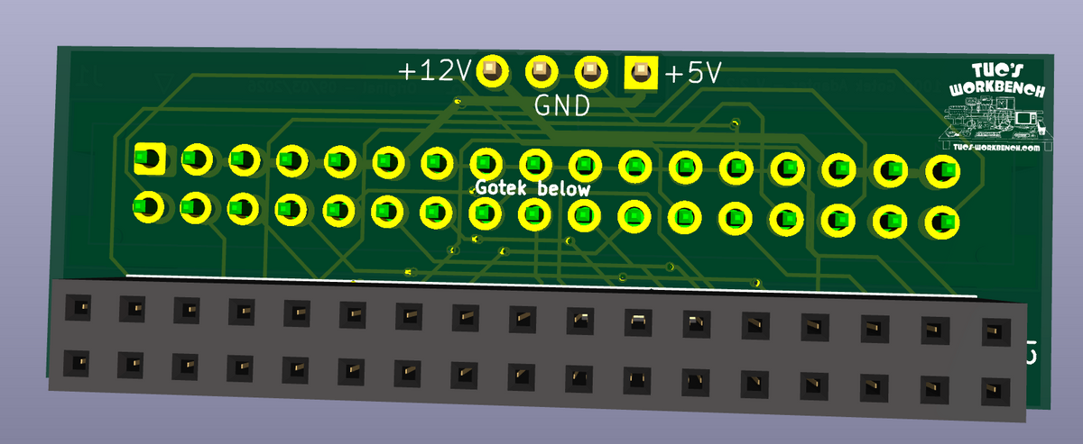 Tandy 1000 HX Internal Gotek Adapter