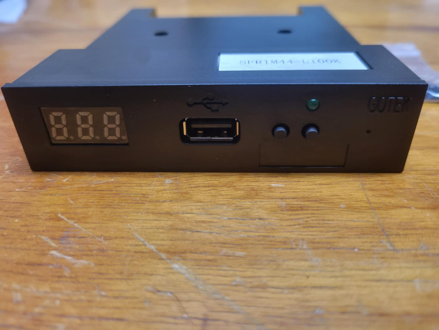 Gotek SFR1M44-U100K 3.5 Inch 1.44MB USB SSD Floppy Drive Emulator Black