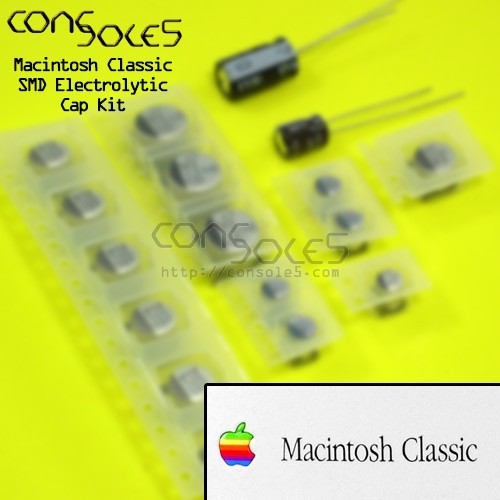Macintosh Classic Electrolytic SMD Main PCB Cap Kit
