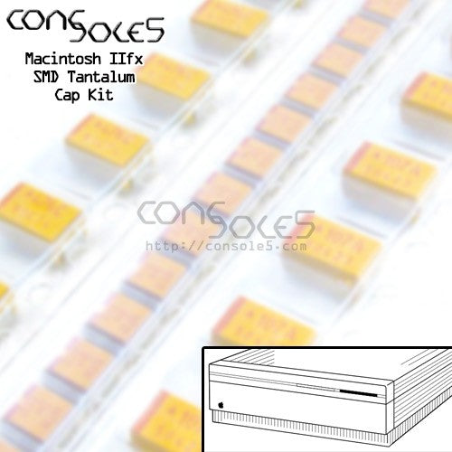 Macintosh IIfx SMD Tantalum and Axial Main PCB Cap Kit - 820-0282-B