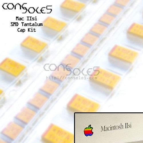 Macintosh IIsi SMD Tantalum + Axial electrolytic Main PCB Cap Kit