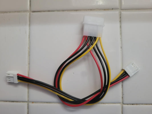 4 Pin Molex to Dual Floppy Power