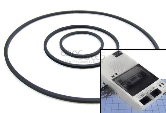 Tandy / Radio Shack CCR-82 Computer Cassette 3 Piece Belt Kit
