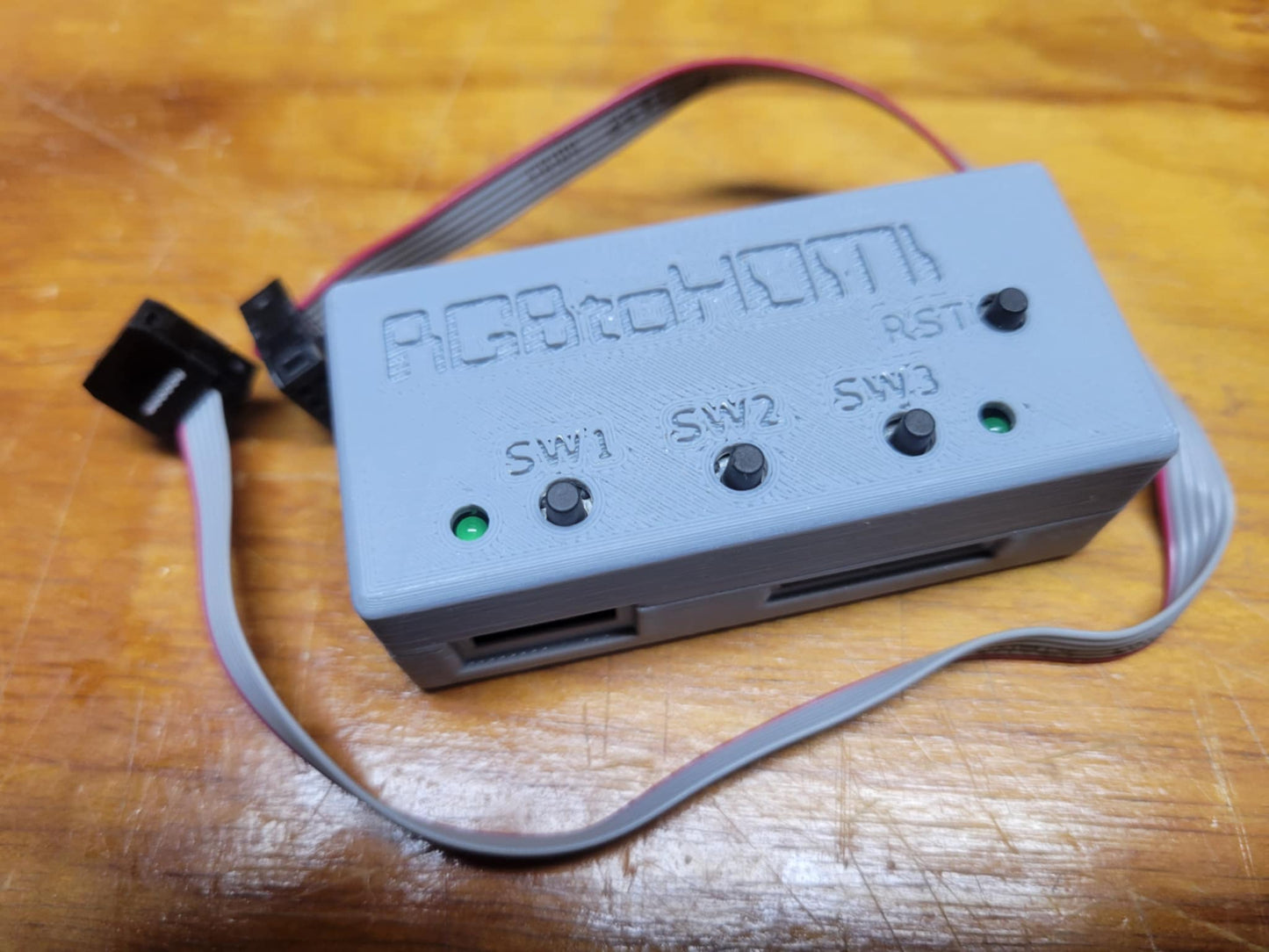 RGBtoHDMI with Raspberry Pi , Analog Converter and 3D case