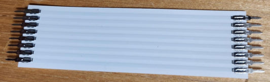 8 pin FFC, 2.54mm pitch, pin termination