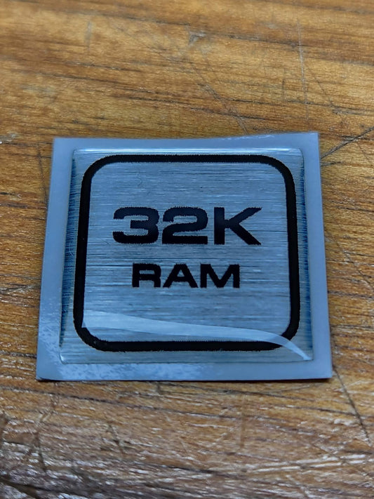 TRS-80 32K Case Badge