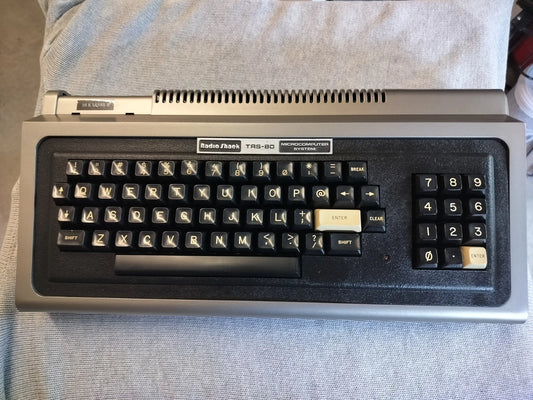 TRS-80 Model I (Restored ) Level II 1.3 16K with custom Character set selection